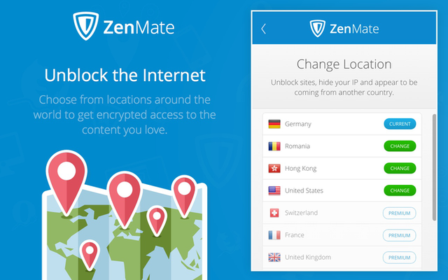 ZenMate VPN for Firefox