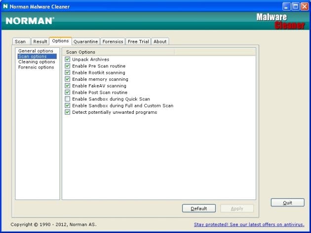 Norman Malware Cleaner 