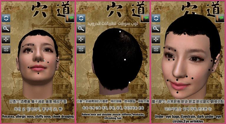 3D Face Acupressure