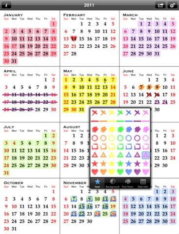 All-in-One Year Calendar