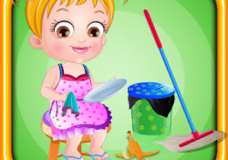 لعبة وقت التنظيف مع بيبى هازل Baby Hazel Cleaning Time