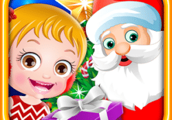لعبة بيبى هازل وبابا نويل  Baby Hazel Christmas Dream