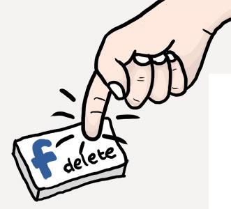 حذف صفحة الفيس بوك بشكل نهائي