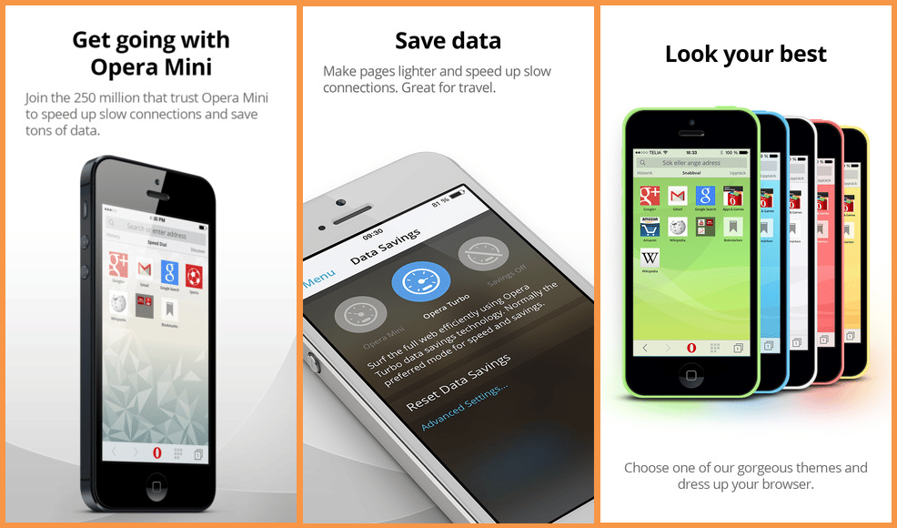 تنزيل متصفح اوبرا ميني للايفون و للايباد Opera Mini For iPhone