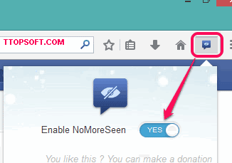 turn-on-NoMoreSeen-button