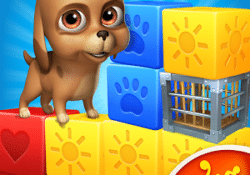 لعبة إنقاذ الحيوانات الاليفة للأندرويد  Pet Rescue Saga